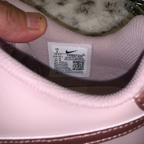 Womens Nike COURT ROYALE Rose Smokey Mauve Gum - Picture 3 of 16